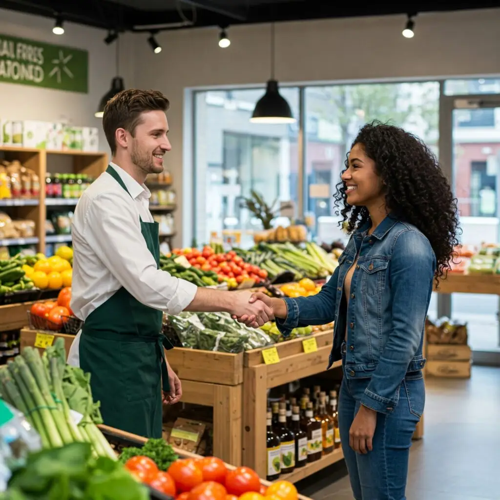 Welcome message from Tinella, a specialist in high-quality, organic health products, emphasizing the power of herbs and superfoods, and specifically organic ginger capsules for energy, vitality, and balance.